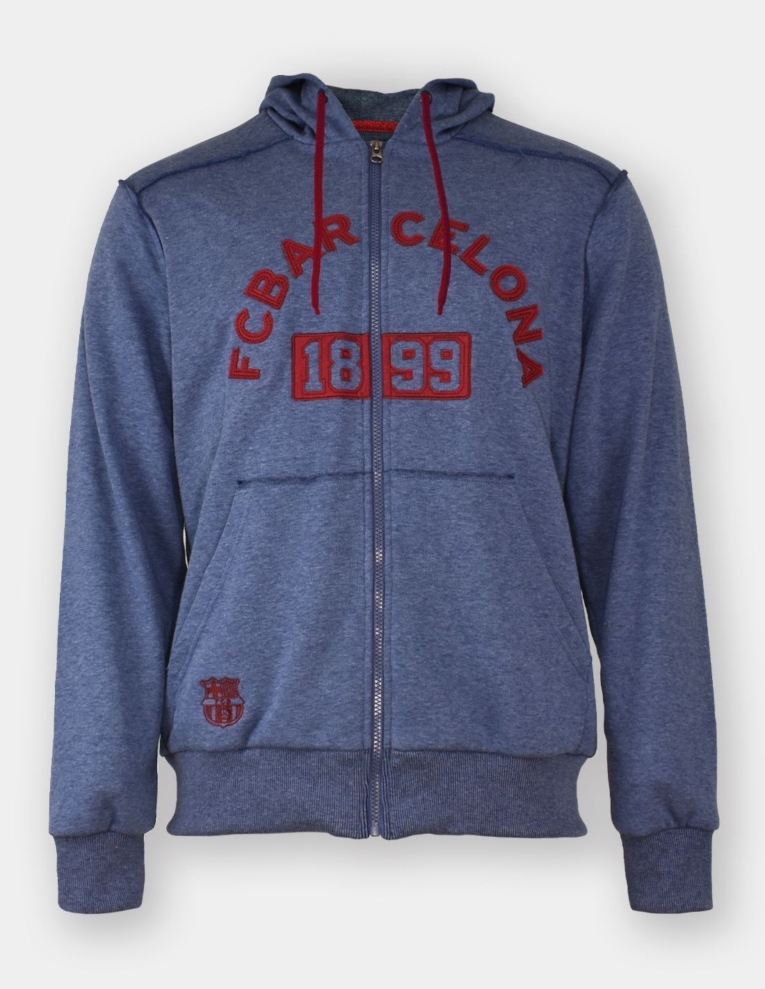 Толстовка Барселона на молнии SWEAT SHIRT SCORE, синяя