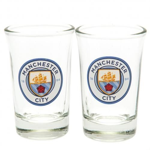 Набор из 2 рюмок Манчестер Сити Shot Glass Set