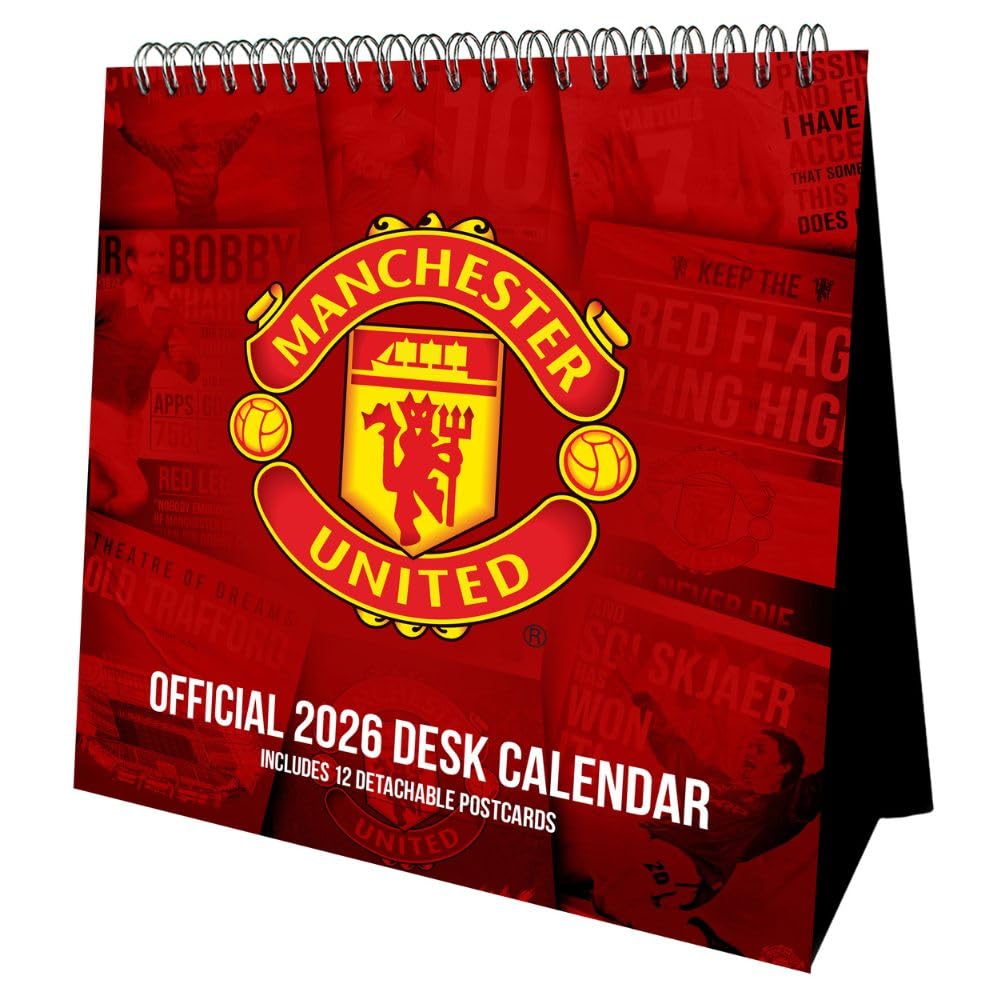 Календарь Манчестер Юнайтед Desktop Calendar 2026