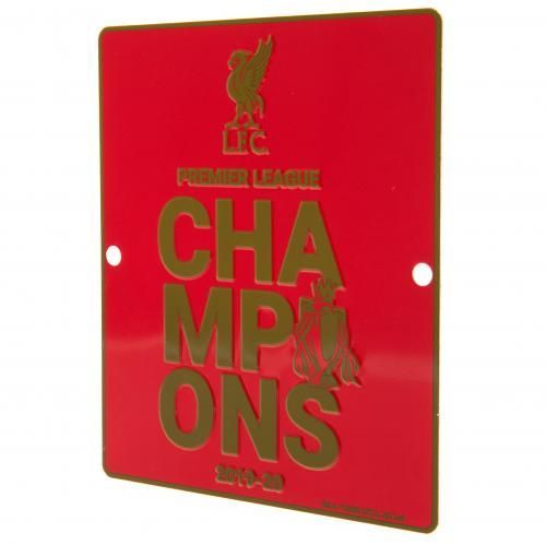 Табличка Ливерпуль Premier League Champions Window Sign