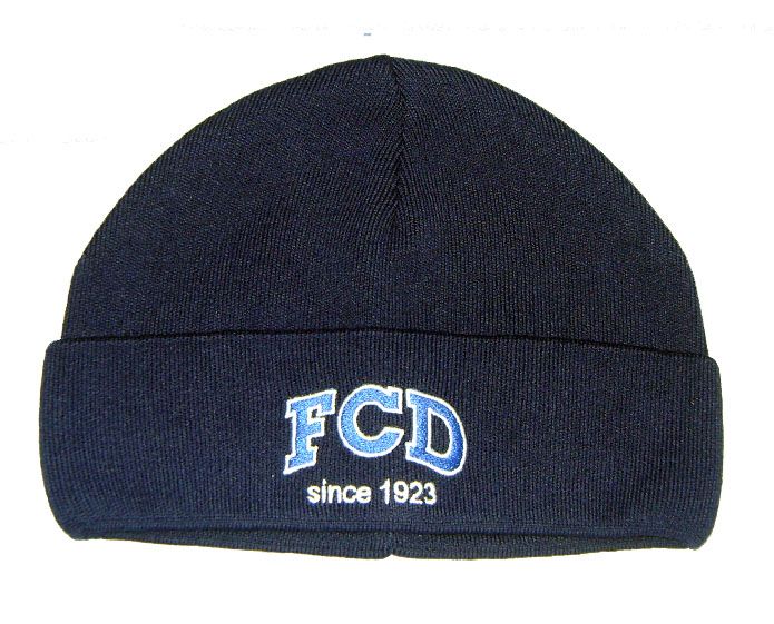 Шапка вязаная FCD т/син