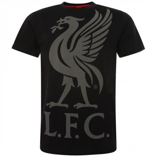 Футболка Ливерпуль Liverbird T Shirt Mens Black