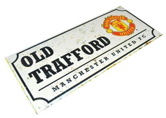 Табличка Manchester United F.C. Retro Street Sign