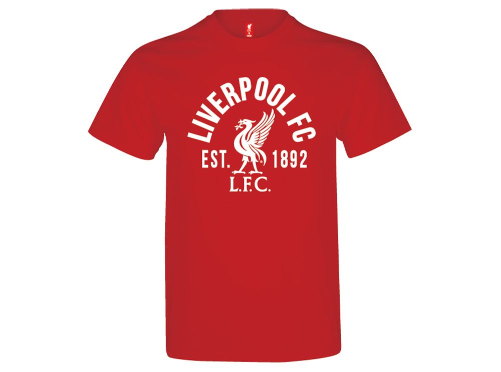 Футболка Ливерпуль подростковая Established T-Shirt Youths Red