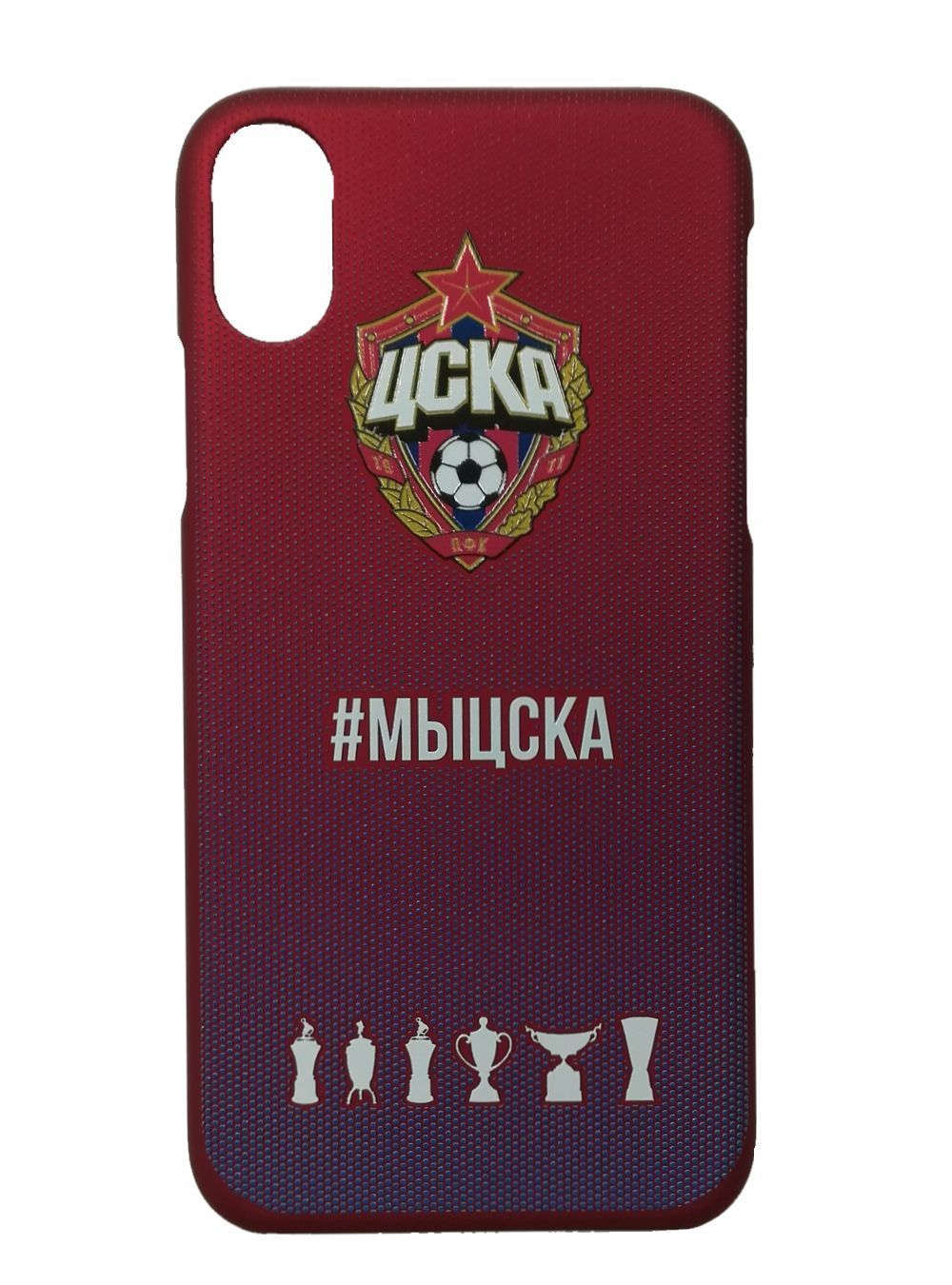 Клип-кейс для iPhone ХR #МЫЦСКА градиент