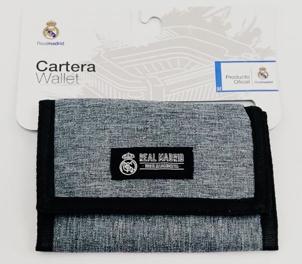 Портмоне Реал Мадрид C/VELCRO "GREY"