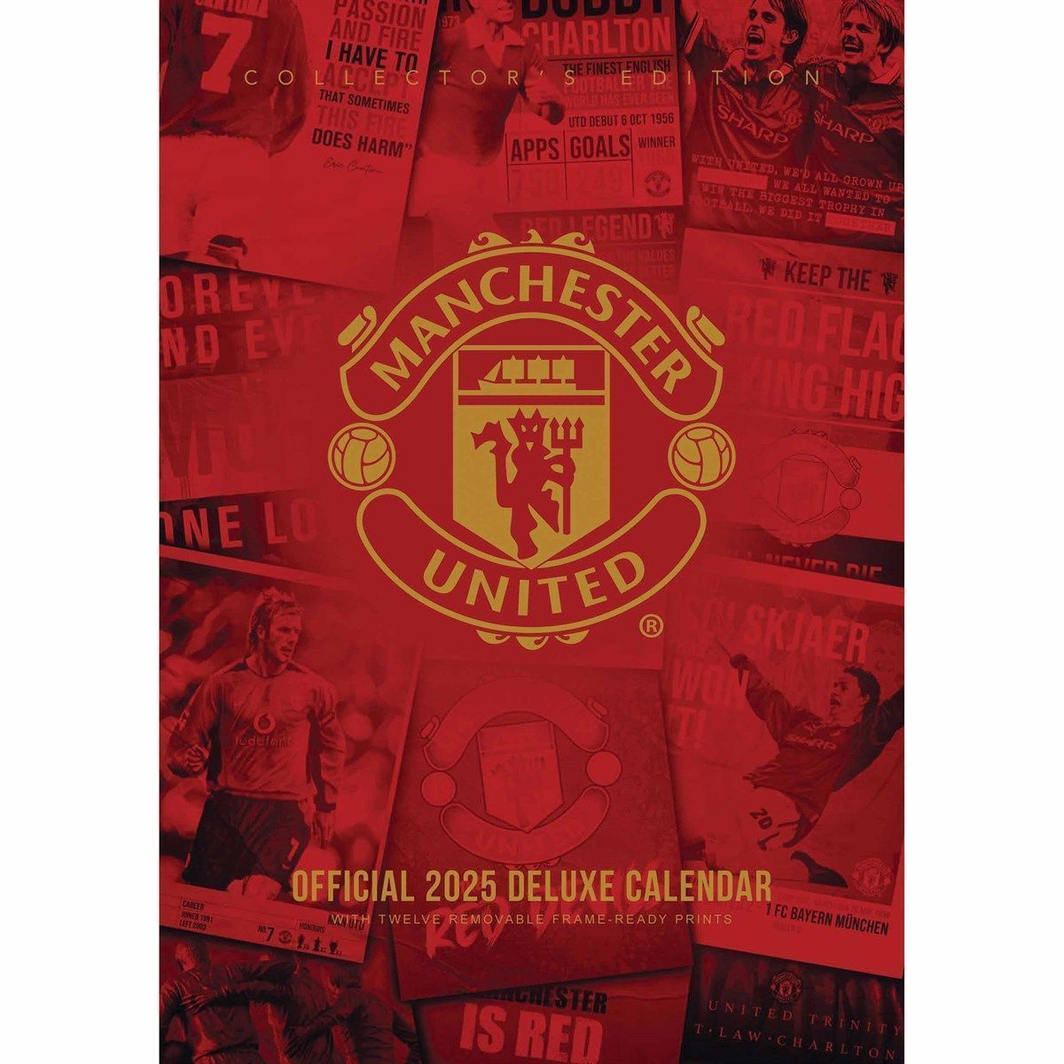 Календарь Манчестер Юнайтед Deluxe Calendar 2025