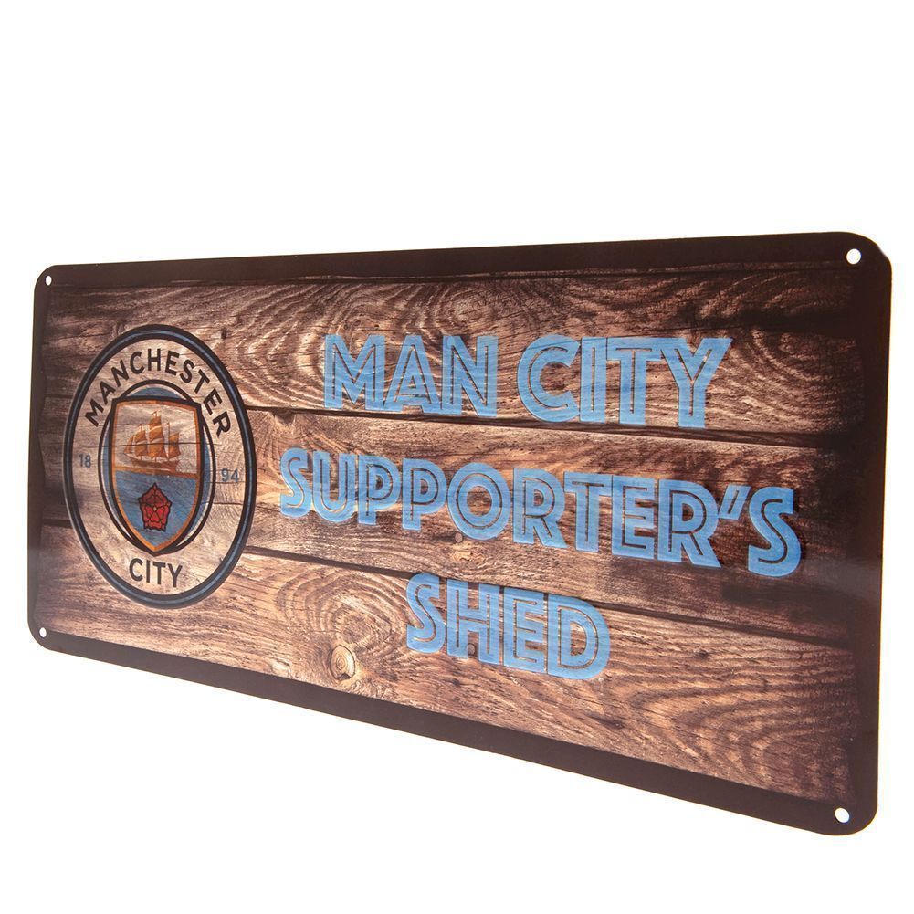 Табличка Манчестер Сити Metal Shed Sign
