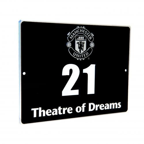 Табличка Манчестер Юнайтед Metal Door Plaque