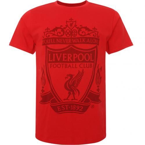 Футболка Ливерпуль Crest T Shirt Mens Red