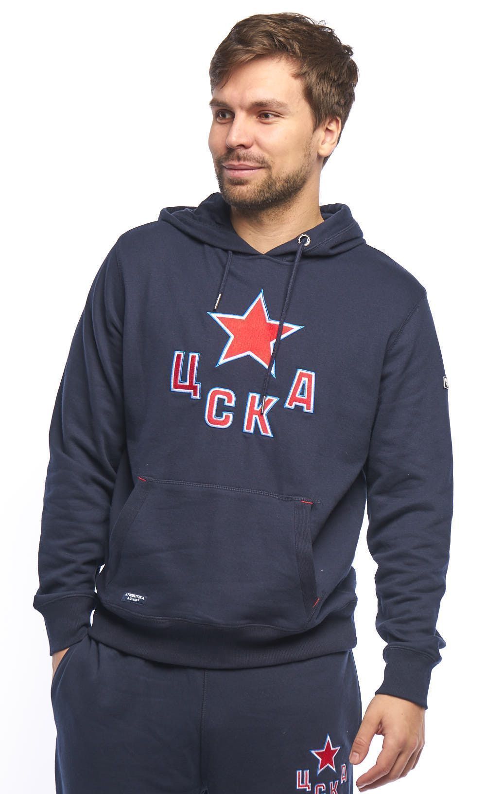 Толстовка ХК ЦСКА 326290 синяя