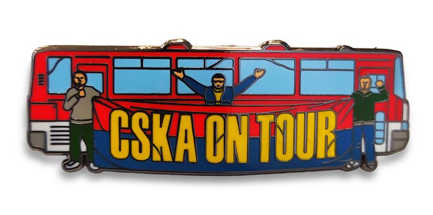 Коллекционный значок CSKA ON TOUR