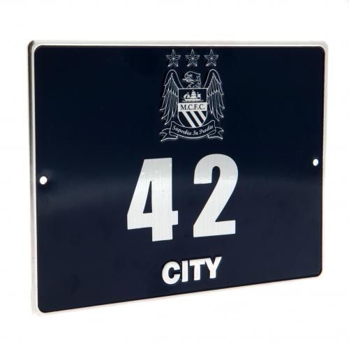 Табличка Манчестер Сити Metal Door Plaque