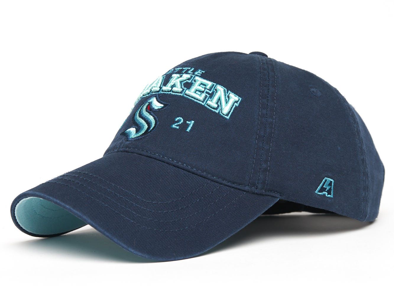 Бейсболка NHL Seattle Kraken сине-голубая 31383