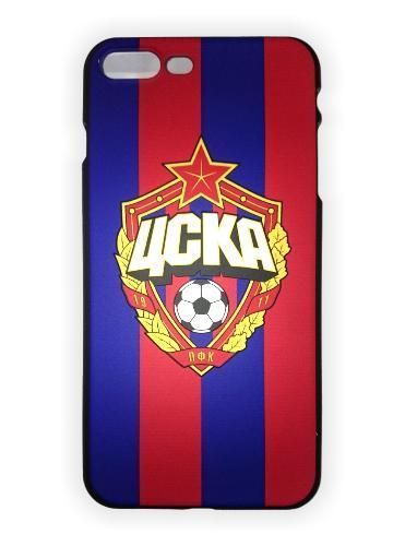 Клип-кейс ЦСКА для iPhone 7 Plus красно-синий