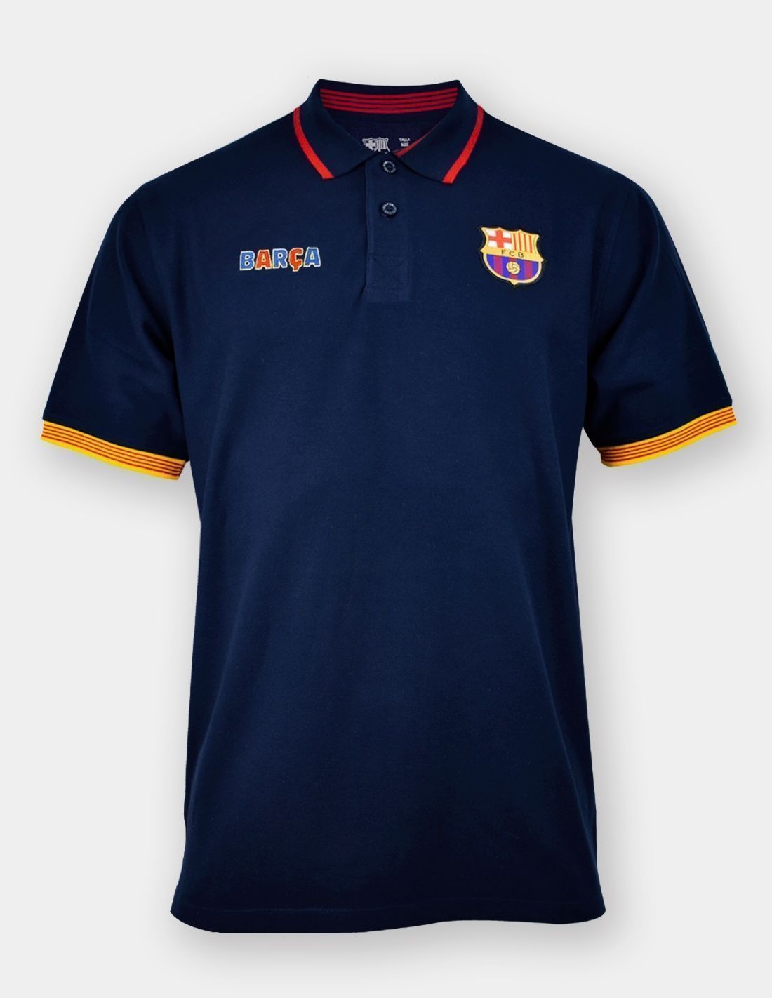 Футболка поло Барселона POLO CAT NAVY, синяя