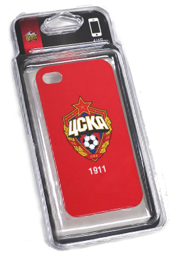 Клип-кейс для iPhone 4/4S красный