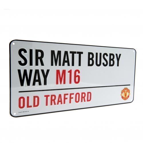 Табличка Манчестер Юнайтед Street Sign