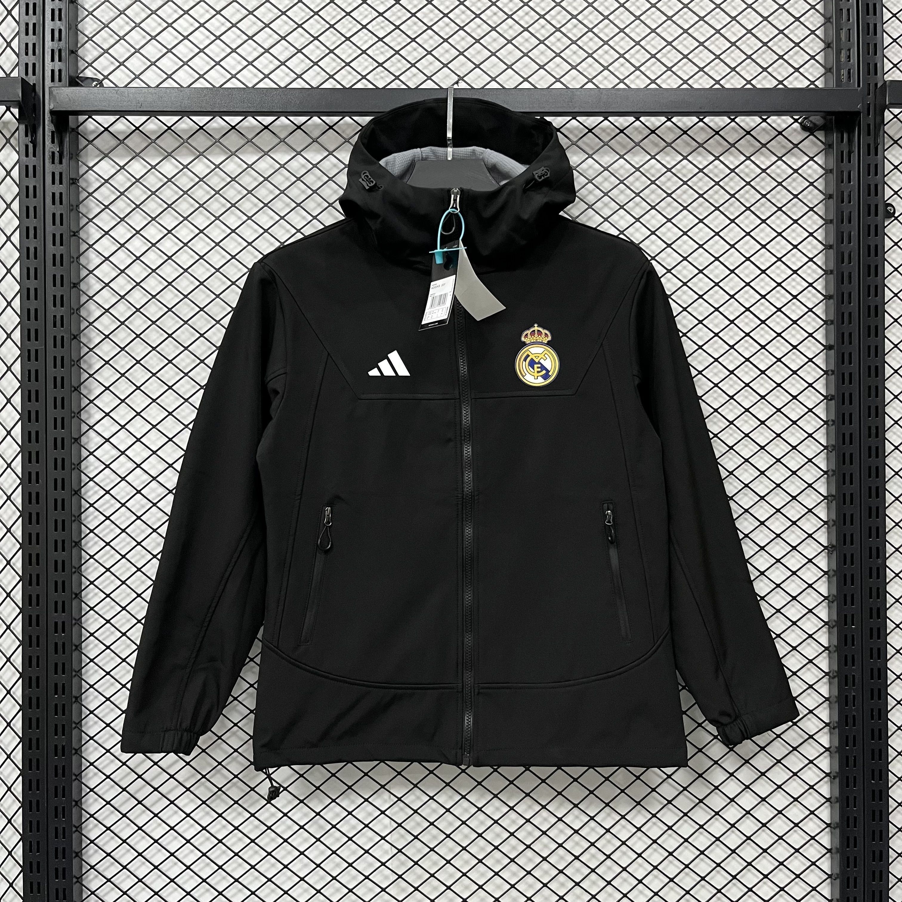 Ветровка Реал Мадрид черная